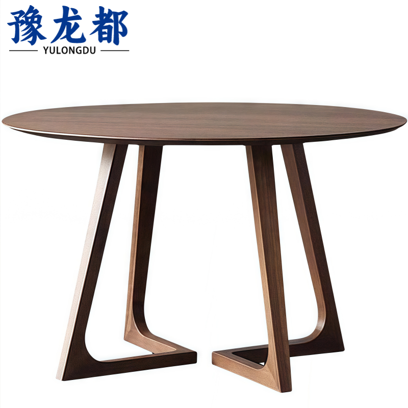 豫龙都休闲桌 实木 张高清大图