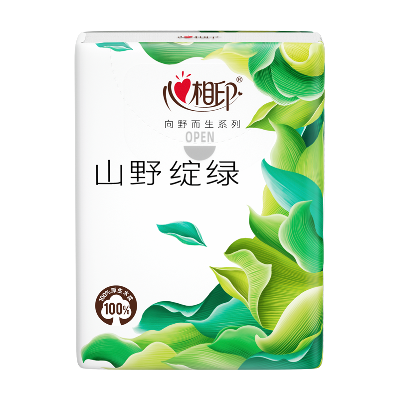 心相印 手帕纸 C4324 向野而生24包装四层手帕纸高清大图