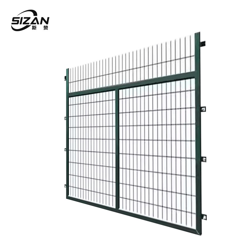 斯赞 浸塑隔离金属网片(含立柱) 丝径4mm*3m 片高清大图