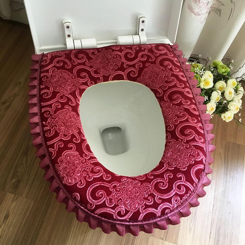 马桶垫坐垫防水拉链式马桶套坐便套坐便垫加厚保暖坐便器垫子