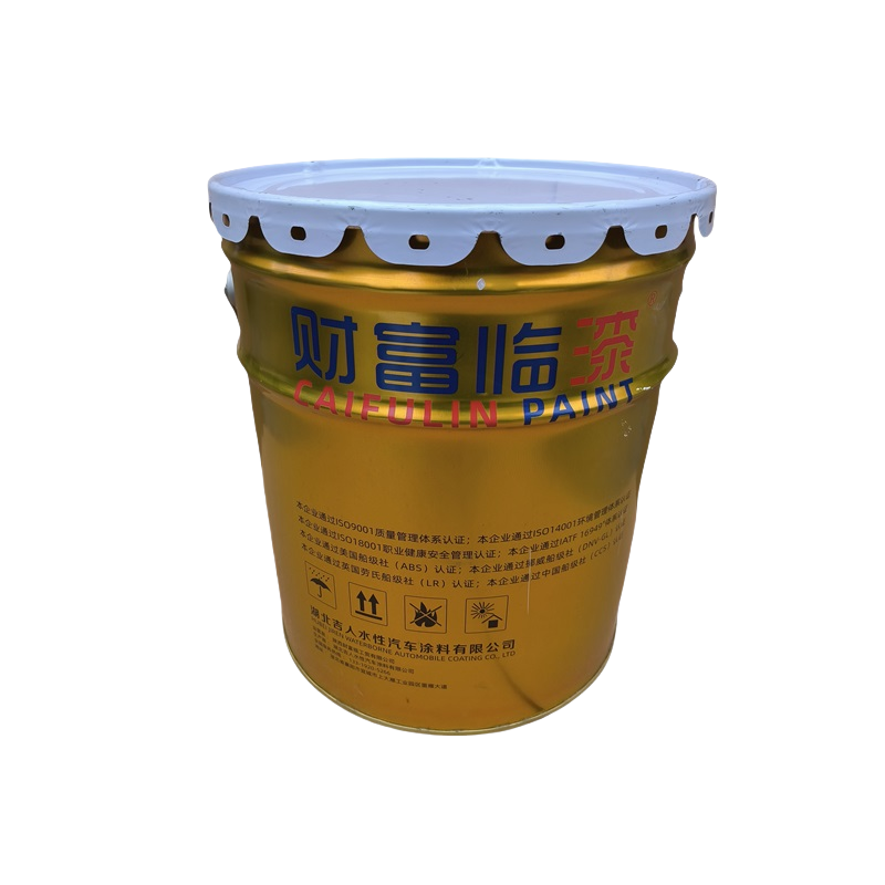 财富临 醇酸磁漆 18kg/桶 孔雀蓝 桶高清大图