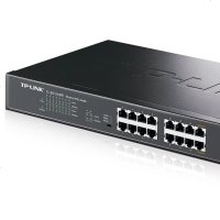 TP-LINK TL-SG1218P 16口千兆POE网络交换机网线供电48V无线AP监控摄像电脑办公tplink