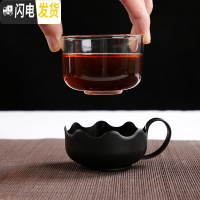 三维工匠茶杯玻璃茶杯小茶杯陶瓷杯紫砂杯飘逸杯泡茶壶泡茶过滤杯飘逸茶壶 莲花玻璃杯子150