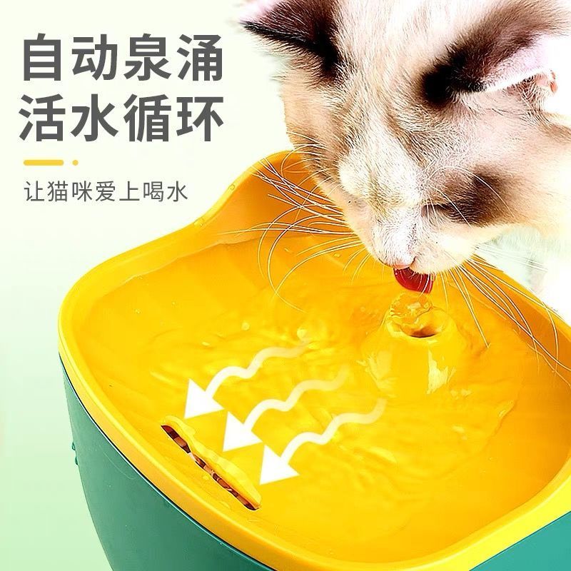猫咪饮水机流动静音宠物用品智能猫用狗狗喝水神器喂水器自动循环 6片装滤芯(半年量) USB款(不含插头)