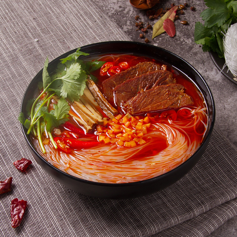 皇子 75克+配料 过桥米线香辣牛肉味米粉 方便米线袋装5包/组