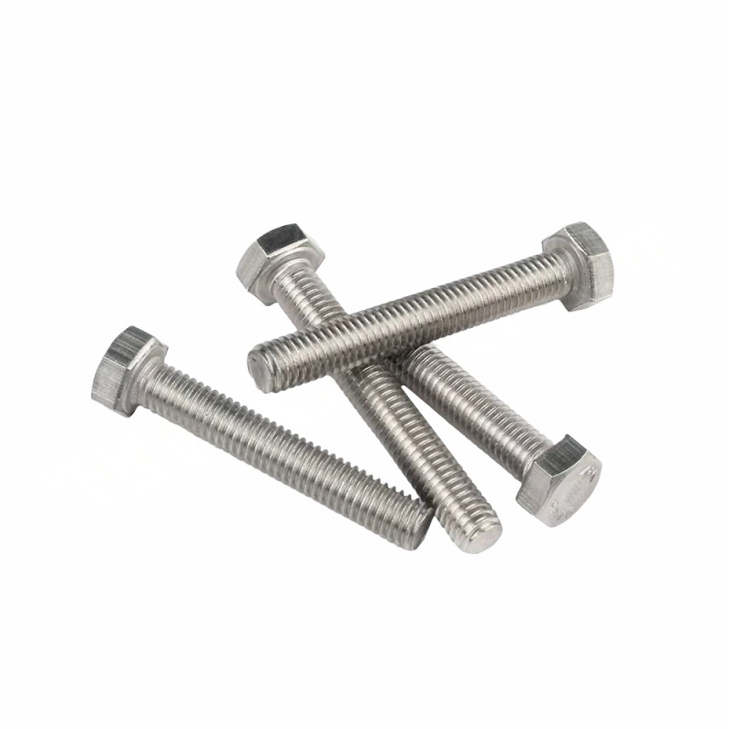 JIBIN/继彬DIN933外六角螺栓 不锈钢304 A2-70 本色 全牙 M12×70 1个