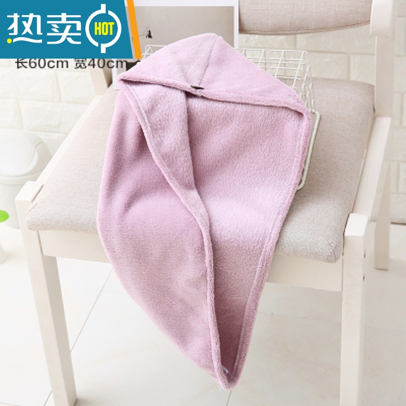 敬平网红干发帽女吸水速干浴室毛巾可爱卡通加厚浴帽长发包头巾 北欧紫高清大图