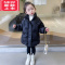 可莉允女童羽绒棉服冬装2023年新款洋气韩版儿童装棉衣冬款宝宝加厚棉袄
