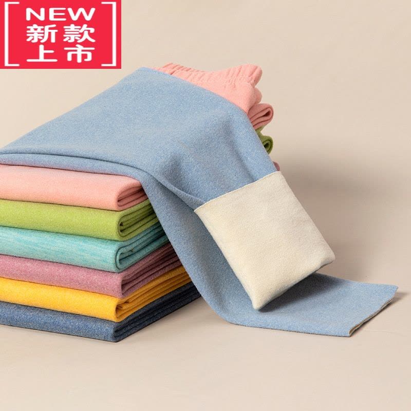 可莉允儿童德绒双面秋裤宝宝德荣秋冬保暖裤中大童德容睡裤加绒图片