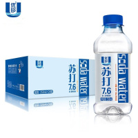 9月新货 优珍苏打水饮品白苏打水ph值7.6无糖无汽弱碱性纯净水矿泉水水350ml*24瓶整箱