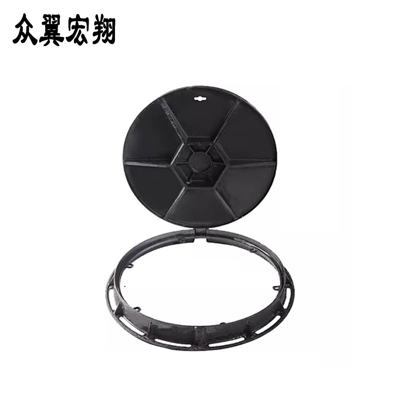 众翼宏翔 铸铁井盖 700*800mm承重10吨 个高清大图
