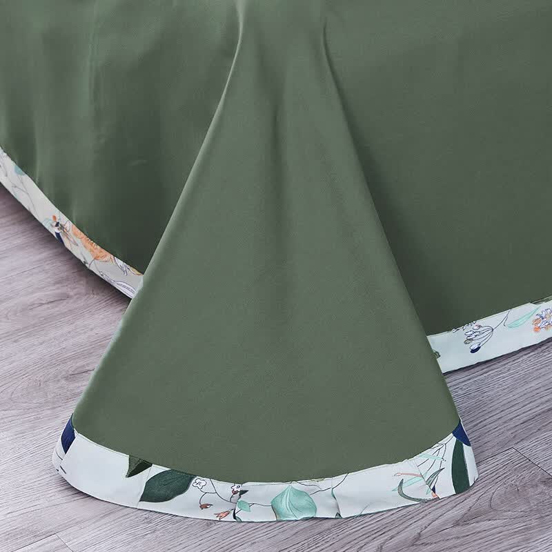 天琴绿野仙踪银离子四件套TQ-T130床单230*250cm被罩200*230cm枕套48*74cm*2(单位: 套)高清大图