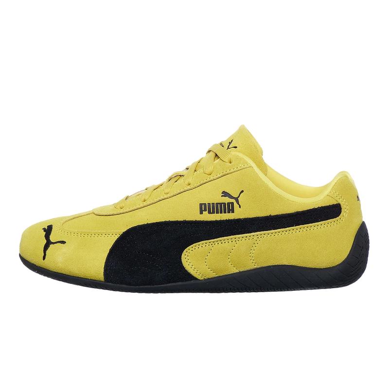 彪马(Puma)Puma女款SpeedcatOG休闲运动鞋女士室内训练鞋黄色黑色 Pelé_Yellow_/_Puma_Black 38