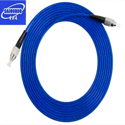 蓝色铠装尾纤 FC-FC 25米 根
