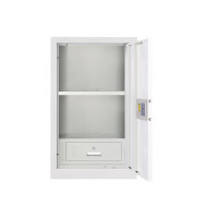 格具(GEJU)钢制单门电子密码锁保密柜资料档案柜900*420*900mm