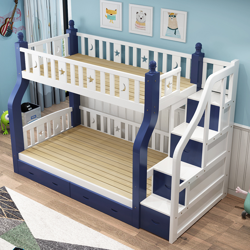 百冠环球全实木儿童床上下床高低床母子床子母床双层床实木床上下铺