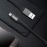 ASPOR A166 安卓数据线平板手机通用尼龙数据线Micro USB1M充电线 黑色