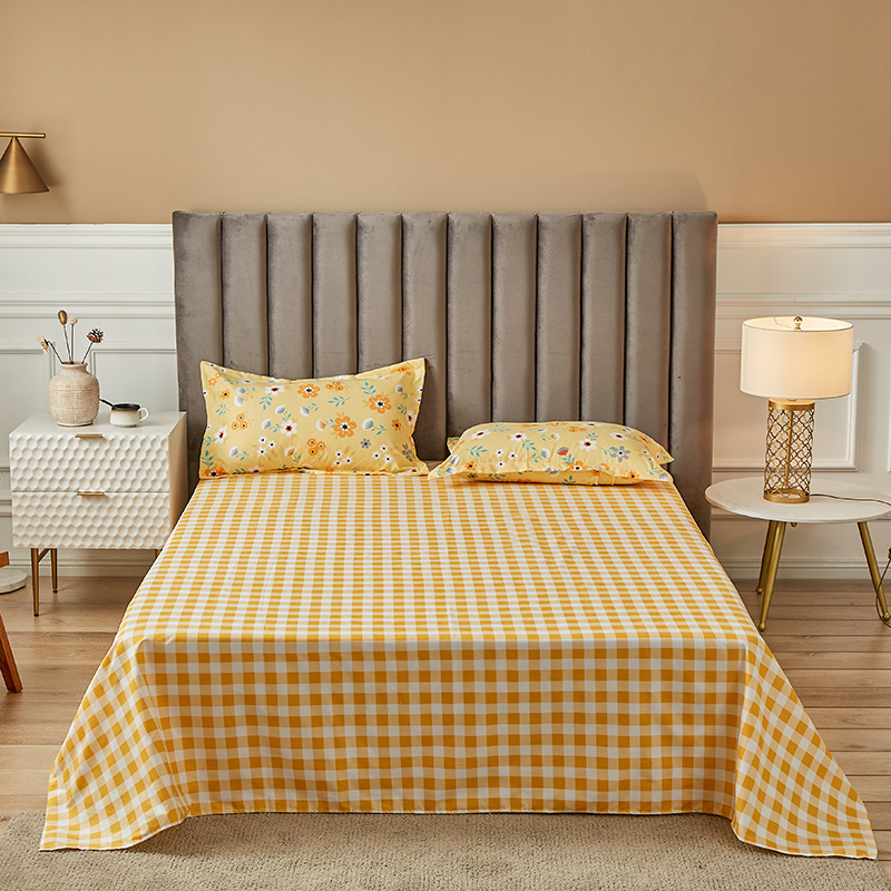 文楼家纺wenloo简约北欧风ins芦荟棉单品床单床单437344230cmx250cm