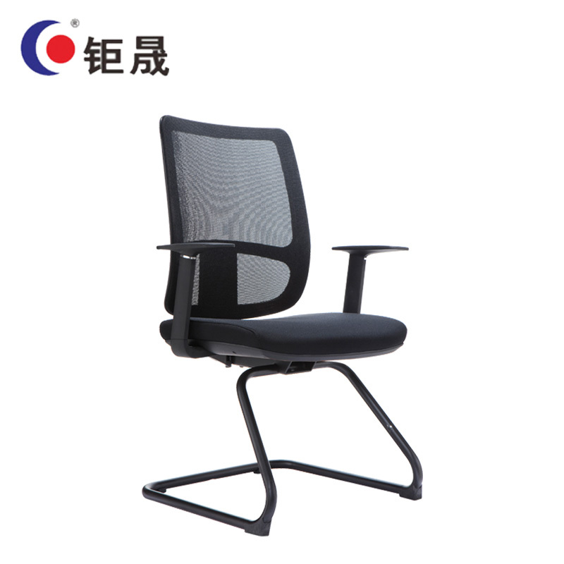 钜晟办公椅网布人体工学员工椅弓形会议椅ZCH-155C