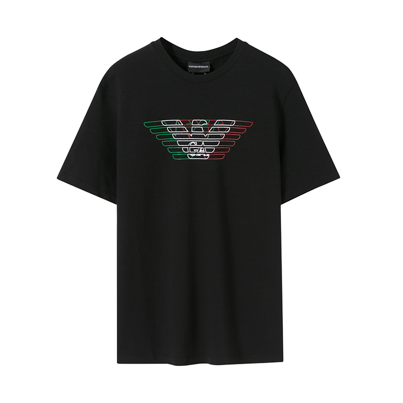 EMPORIO ARMANI 阿玛尼 2020新款 男士logo印花短袖T恤