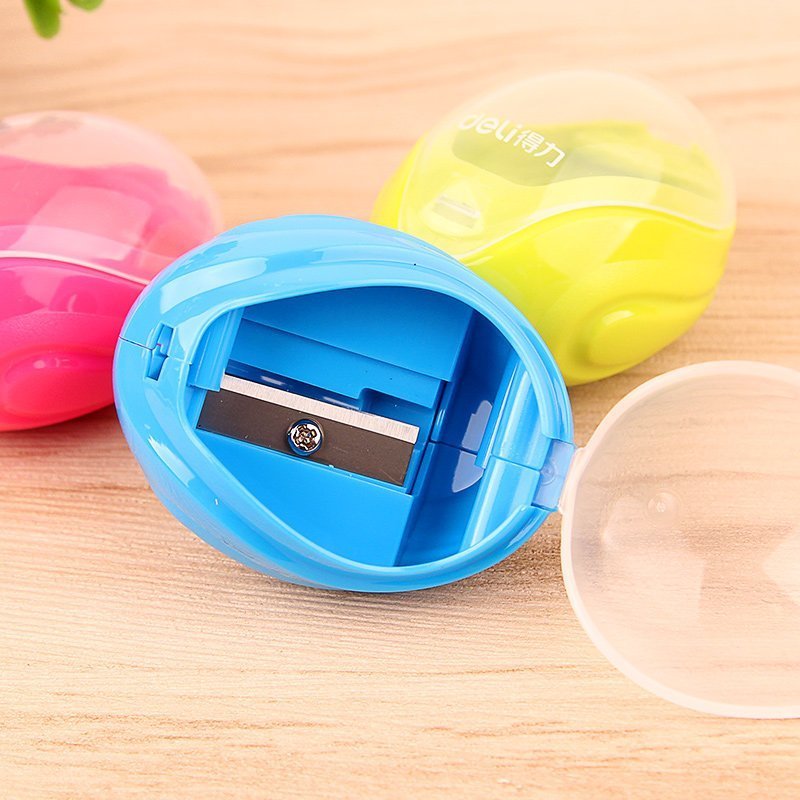 得力 0580 卷笔刀 转笔刀 小型削笔器 笔刨 创意卷笔文具 学生新品 5把装