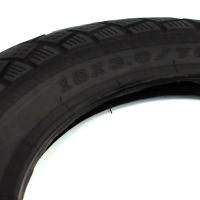 适用加厚高压16X3.0轮胎16*3.00电动车内胎外胎 16寸锂电瓶车 加厚16X3.0弯咀内胎