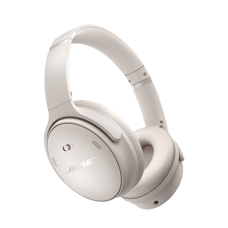 新品Bose QuietComfort无线消噪蓝牙头戴式降噪耳机明星同款-雾白色[线下]
