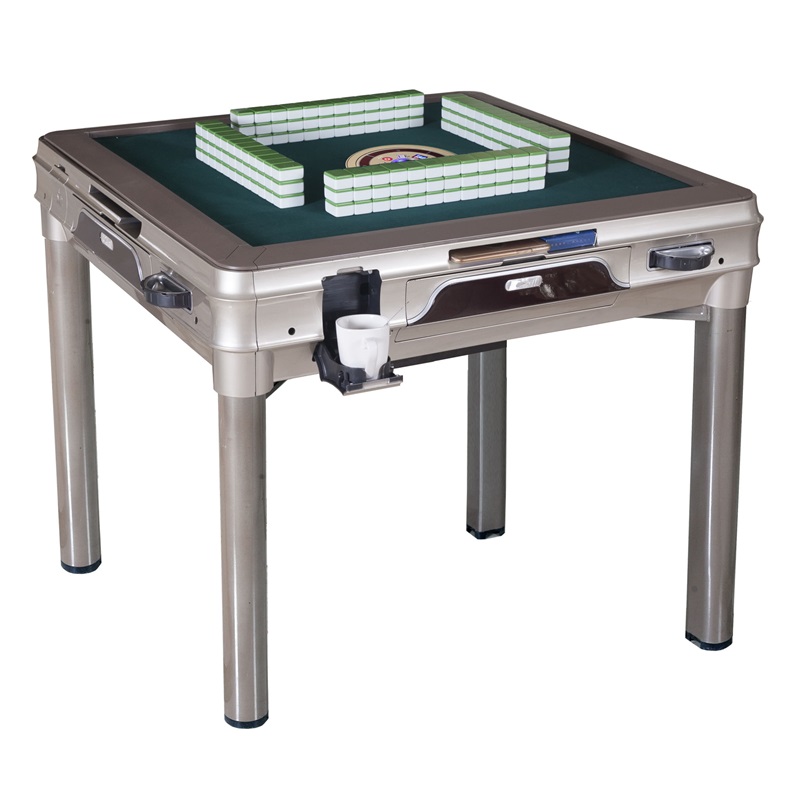 兴乐21免抓牌全自动麻将机四口机三层机餐桌棋牌桌可选折叠脚参数