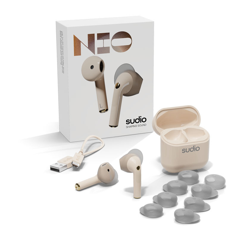 Sudio Nio 无线蓝牙耳机裸色