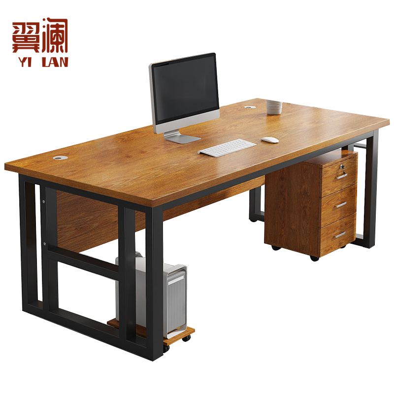 翼澜 木质电脑桌 160厘米 张高清大图