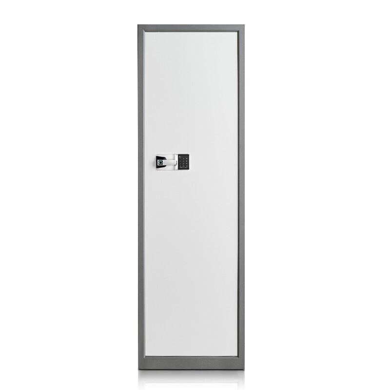 慧采云 办公家具优质钢制套色单门指纹国保锁保密柜办公柜铁皮柜收纳柜储物柜580*430*1900mm高清大图