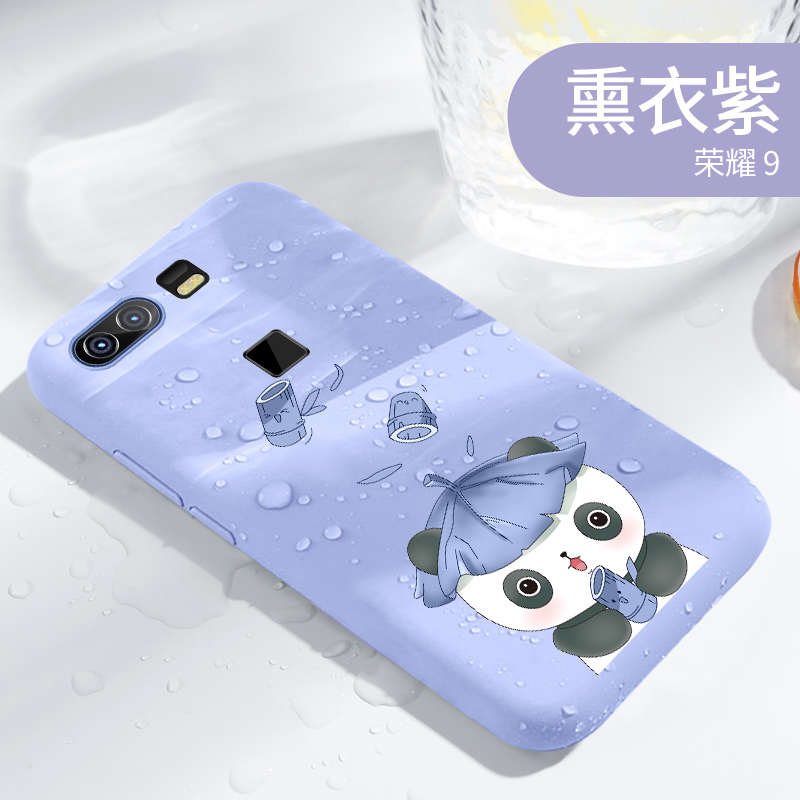 华为荣耀9手机壳女9x全包v9防摔9xpro超薄软套可爱卡通熊猫图案潮牌网红ins风个性创意潮真智力