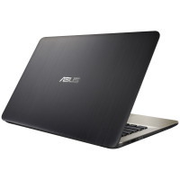 华硕（ASUS）顽石畅玩版A441/X441 MA4100 14.0英寸商用办公本时尚轻薄本学生手提笔记本电脑 四核N4100 8G内存 128GB 固态 黑金 定制版