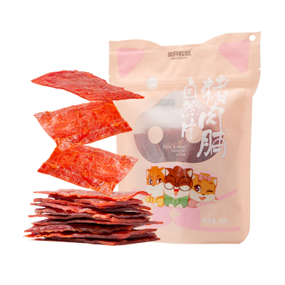 三只松鼠 肉脯 猪肉脯自然片150g(休闲零食)