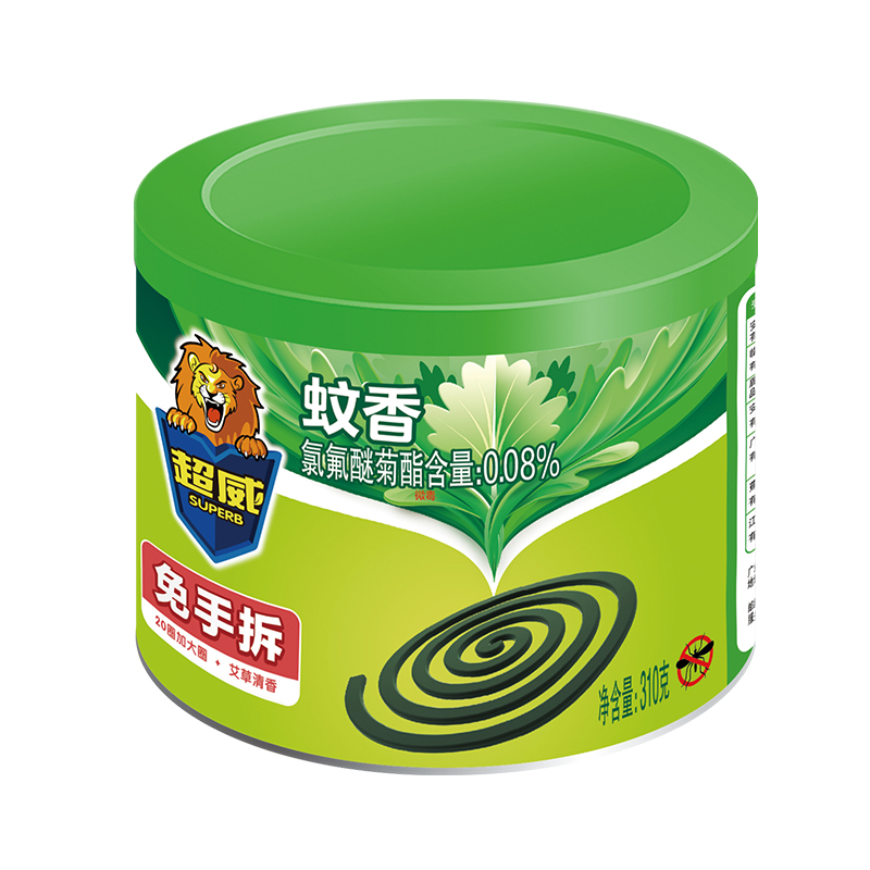 超威微烟免拆艾草蚊香20圈