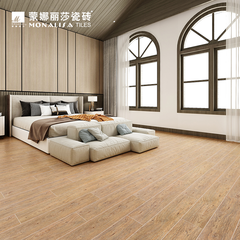蒙娜丽莎瓷砖/150x900木纹瓷砖/地砖客厅卧室茶室/啡色防滑木纹砖