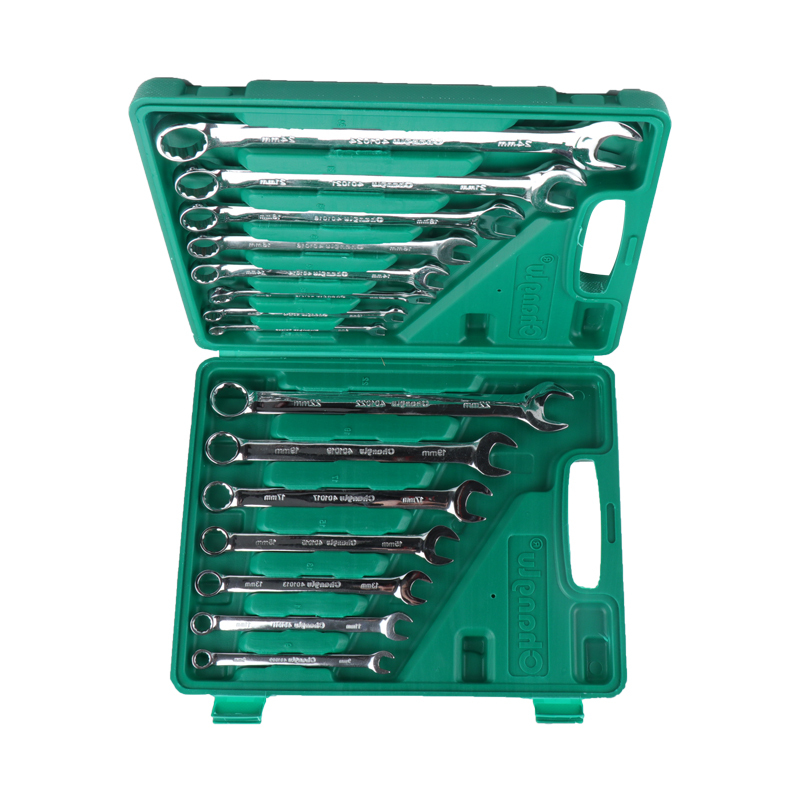 长鹿 镜面高档两用扳手组套 15PCS 套高清大图