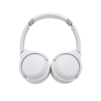 铁三角(Audio-technica)ATH-S200BT 头戴式密闭型无线蓝牙耳机 (白色) 手机耳机 无线耳机