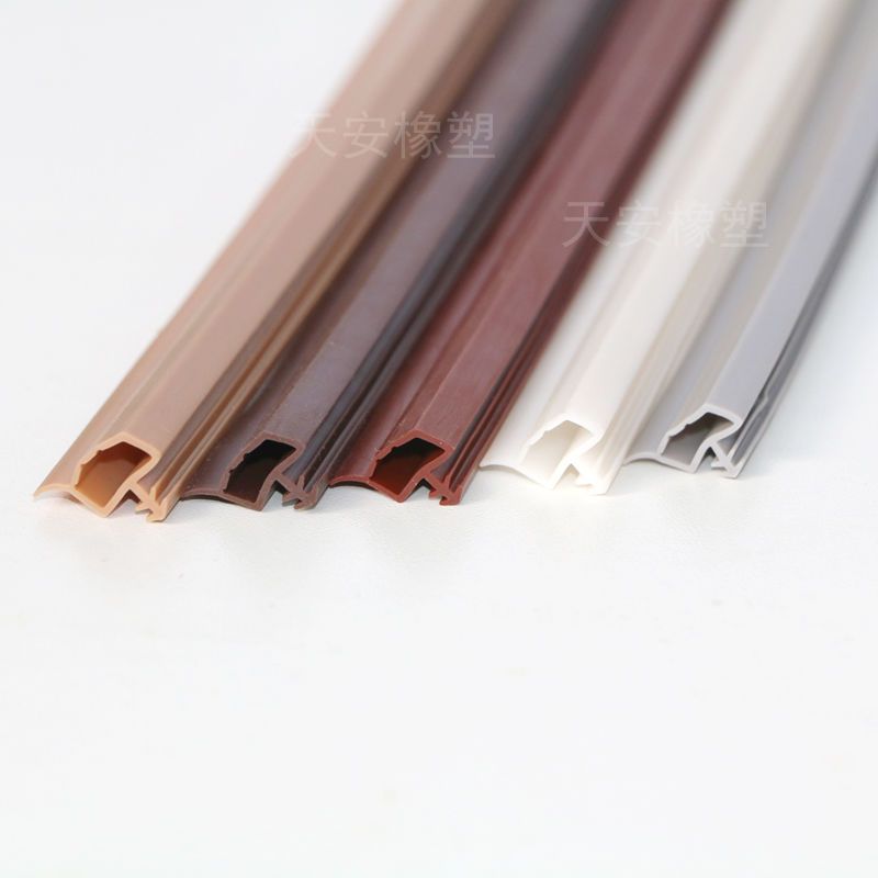 5米装木门橡胶条tpe防撞防尘室内门压条木门皮条ta605白色5米10mm