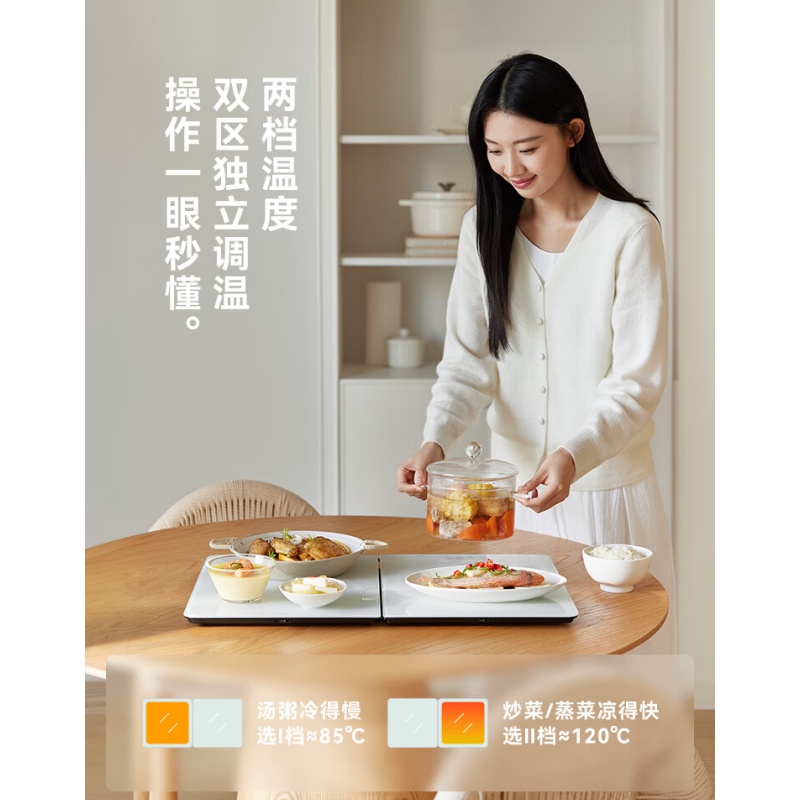 olayks.立时 钢化玻璃折叠暖菜板 OLK-NC02(单位:个)高清大图