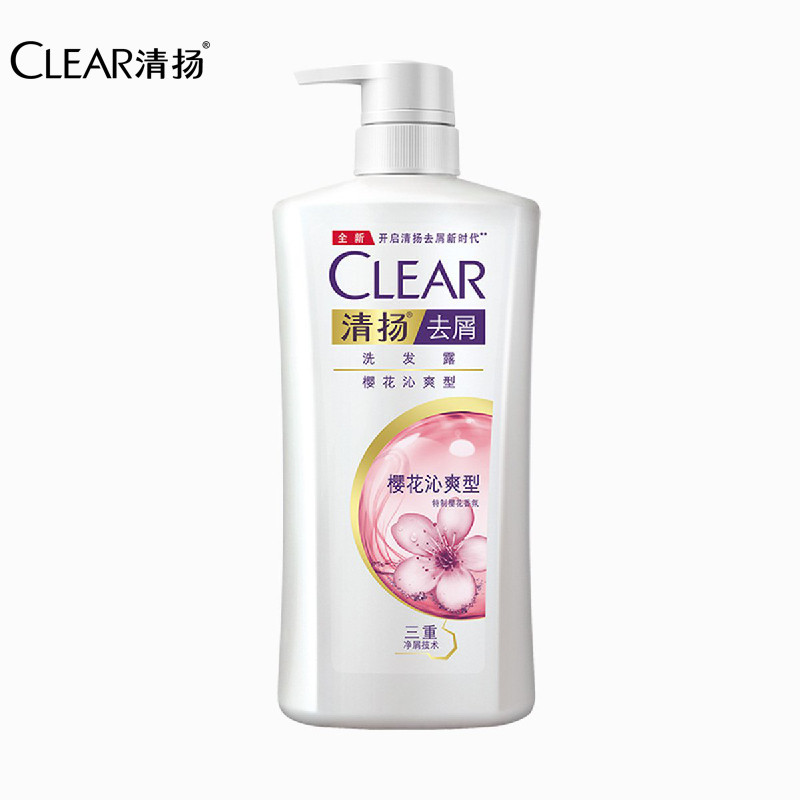 宝洁 清扬 樱花沁爽去屑洗发水500G(新老包装 随机发放)