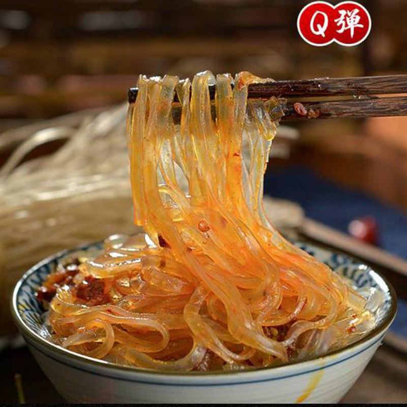 中华特色抚州馆张老倔黎川芭蕉粉丝粉条米粉江西米粉柔韧爽口500g原味