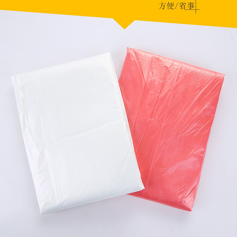 一次性桌布塑料薄膜加厚红色透明长方形圆形家用圆桌餐布台布防水高清大图