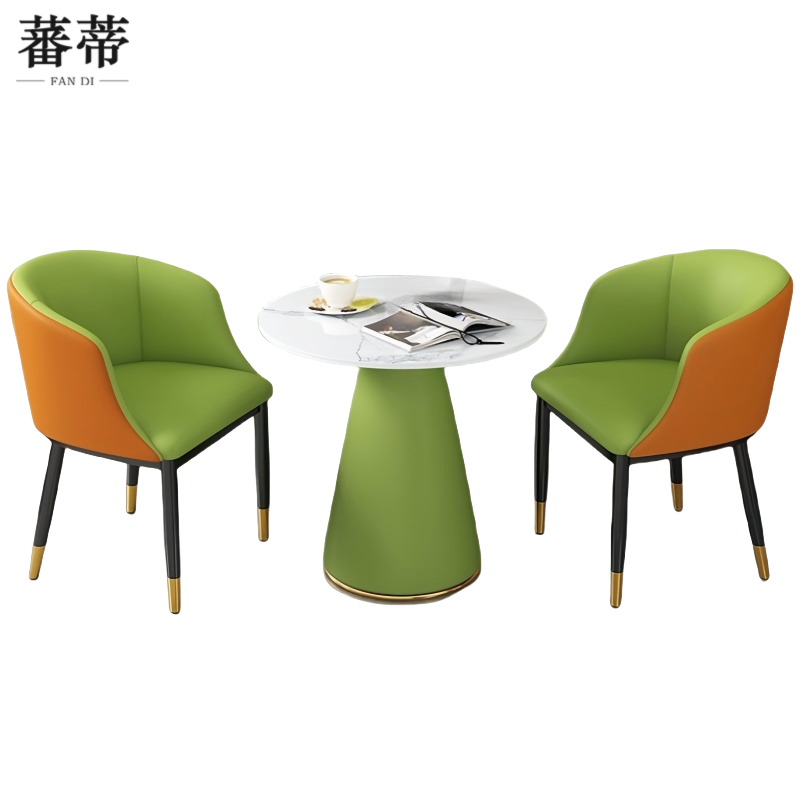 蕃蒂 休闲桌 80CM单桌二椅套高清大图