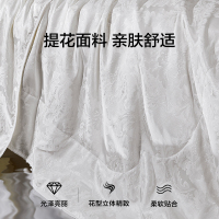 LOVO乐蜗家纺蚕丝被子被芯夏凉被空调被蚕丝夏被春秋被单双人被子被芯