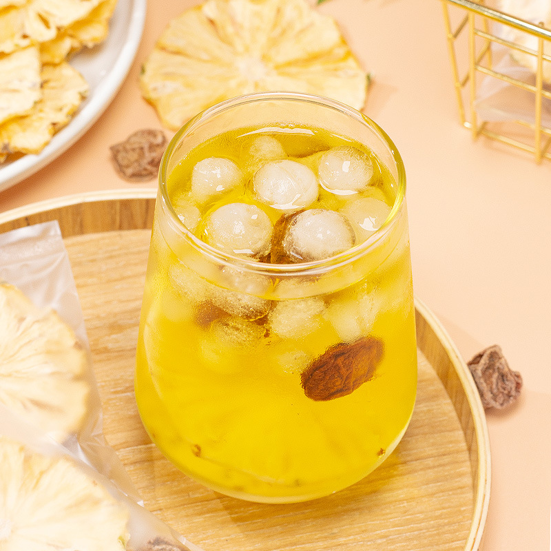 谯韵堂 话梅菠萝冰茶150g/盒高清大图