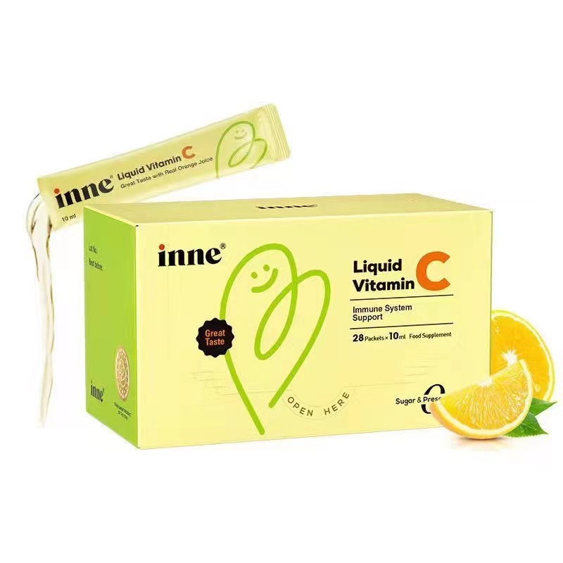 inne甜橙王子vc婴幼儿童液体维生素c28条盒