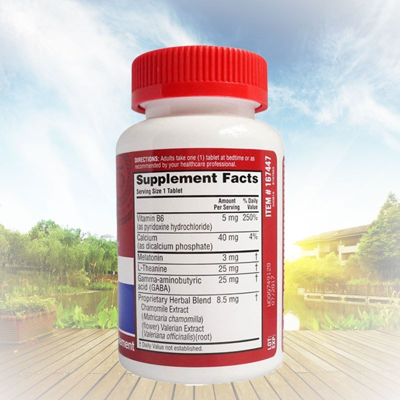 Schiff/旭福 美国褪黑素松果体素 改善睡眠片剂瓶装 365粒/瓶 单件净重360g