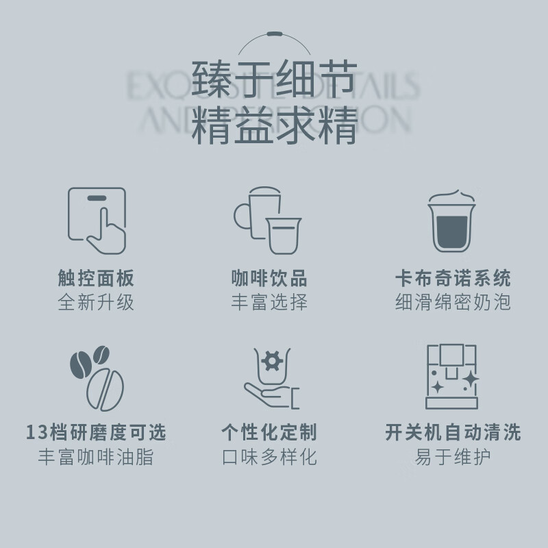 德龙(Delonghi)咖啡机家用全自动咖啡机原装进口意式现磨美式手动打奶泡 S3 Plus高清大图