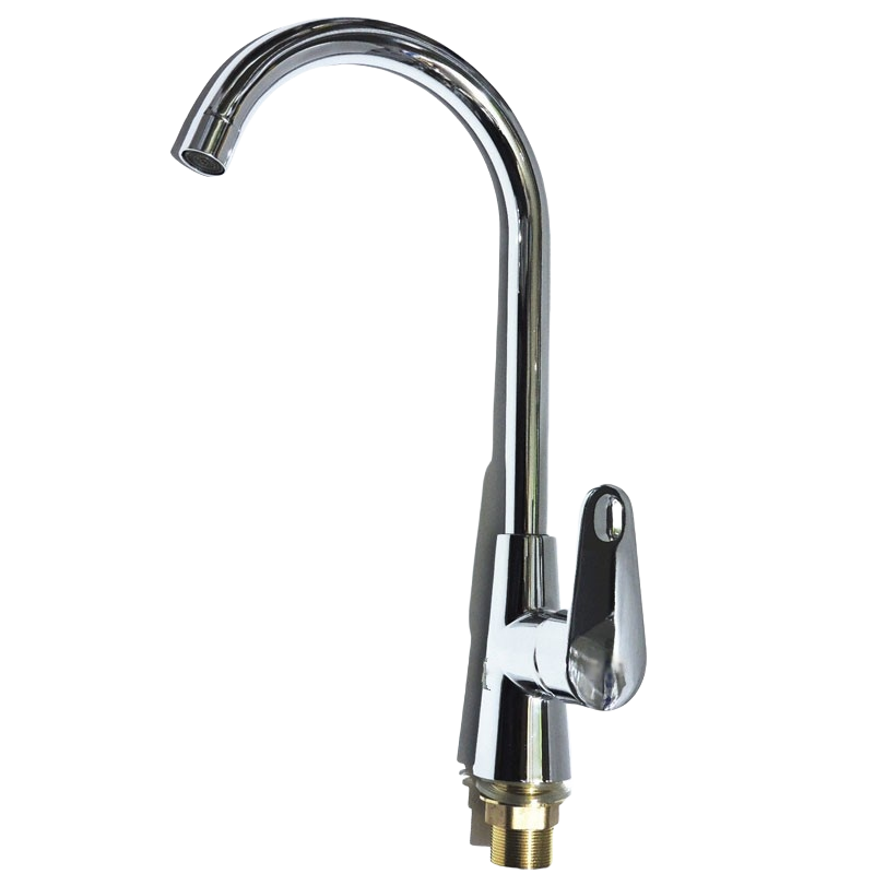 南方卫通 冷热混合水龙头 铜红冲女神菜盆水龙头+2根进水软管 NF-031 个高清大图